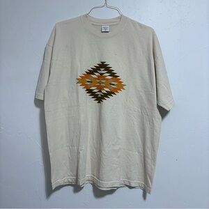 Birdwell Men's XL Southwestern T Shirt Short Sleeve Aztec Pendleton 100% Cotton